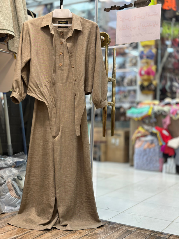 اورال ۲ تیکه با شومیز جلو گره ای